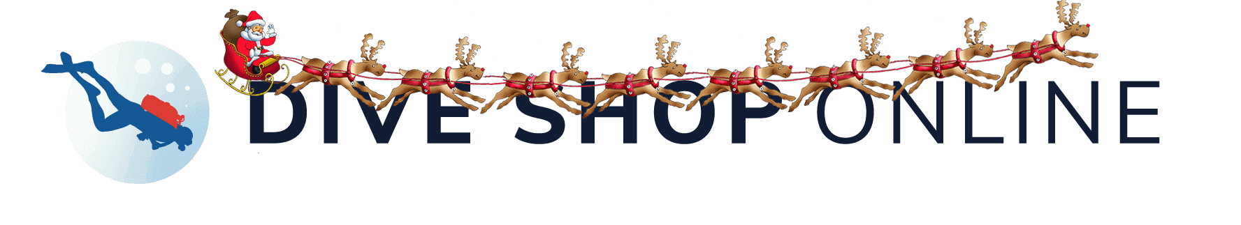 Dive Shop Online Christmas Logo