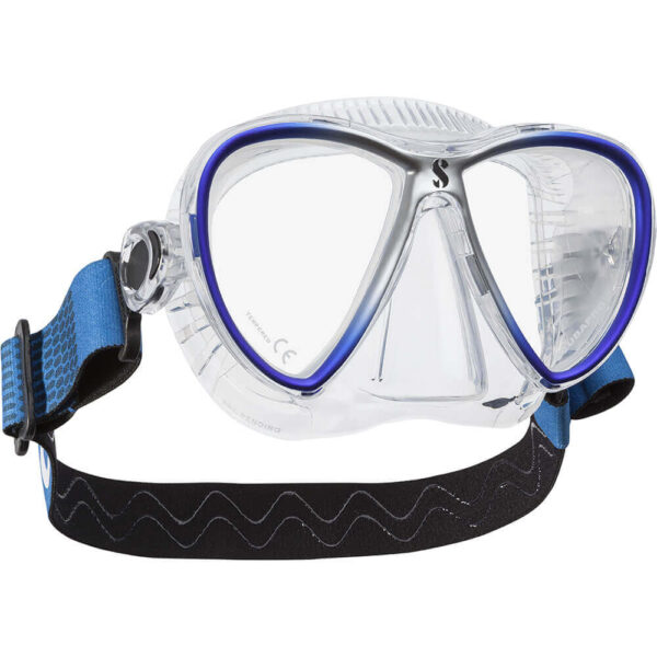 Scubapro Synergy Twin Mask With Comfort Strap Clear Blue